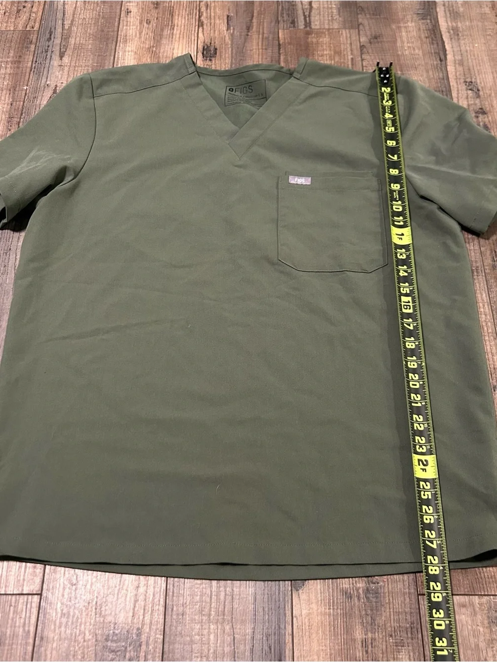 FIGS Scrub Set Mens L Top XXL Short Bottom Tansen Jogger Medical Uniform Green